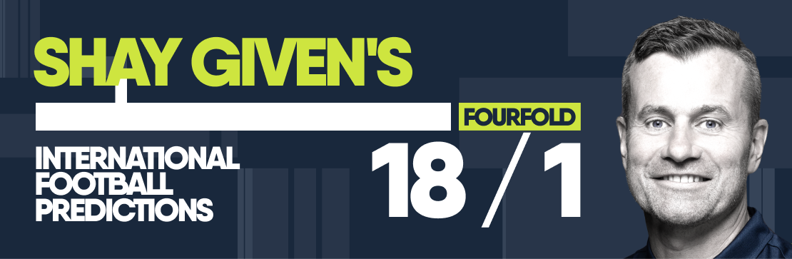 18/1 fourfold on Wales vs Finland